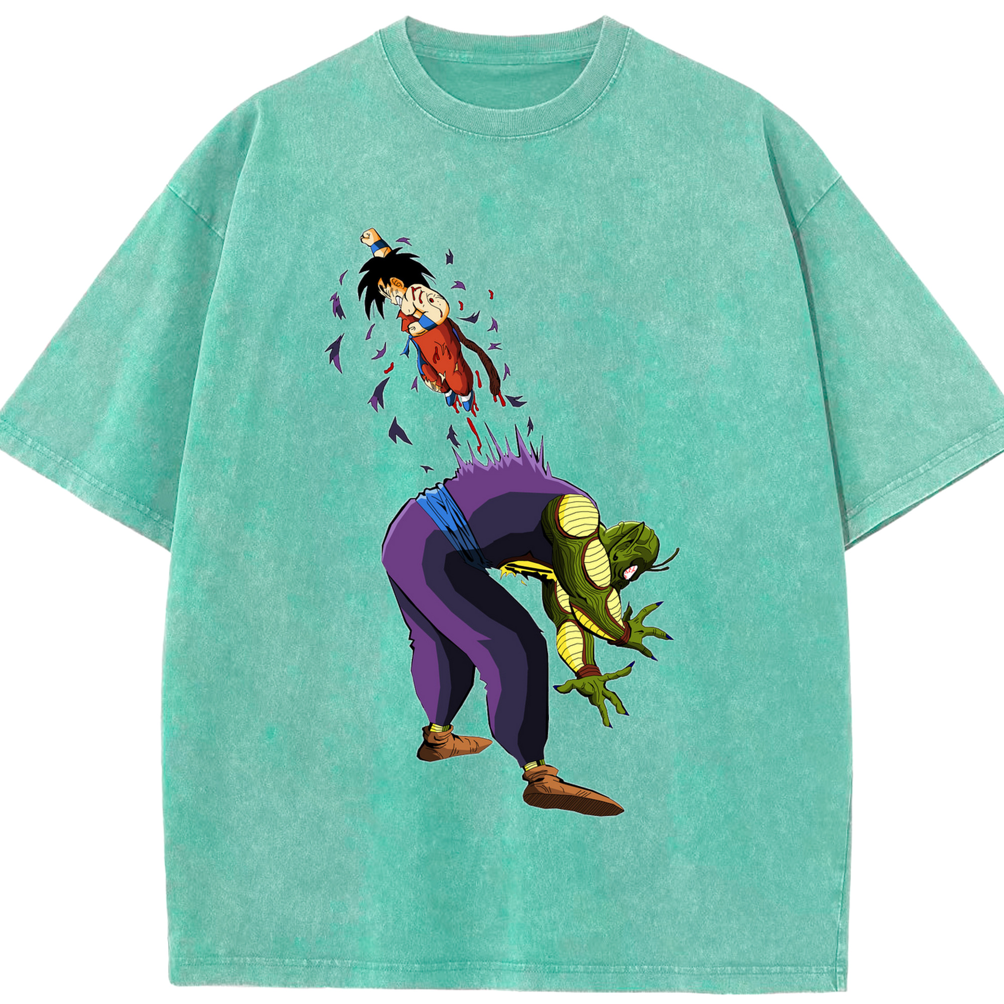 （画像用） ドラゴンボール DRAGON BALL 綿100% ヴィンテージ風 半袖Tシャツ（フロントプリント）